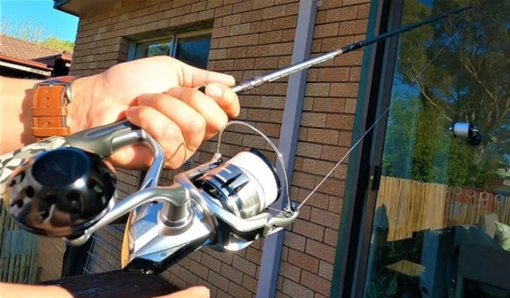 Spooling Line On the Reel